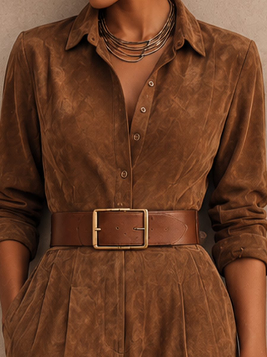 Liva | Brun jumpsuit