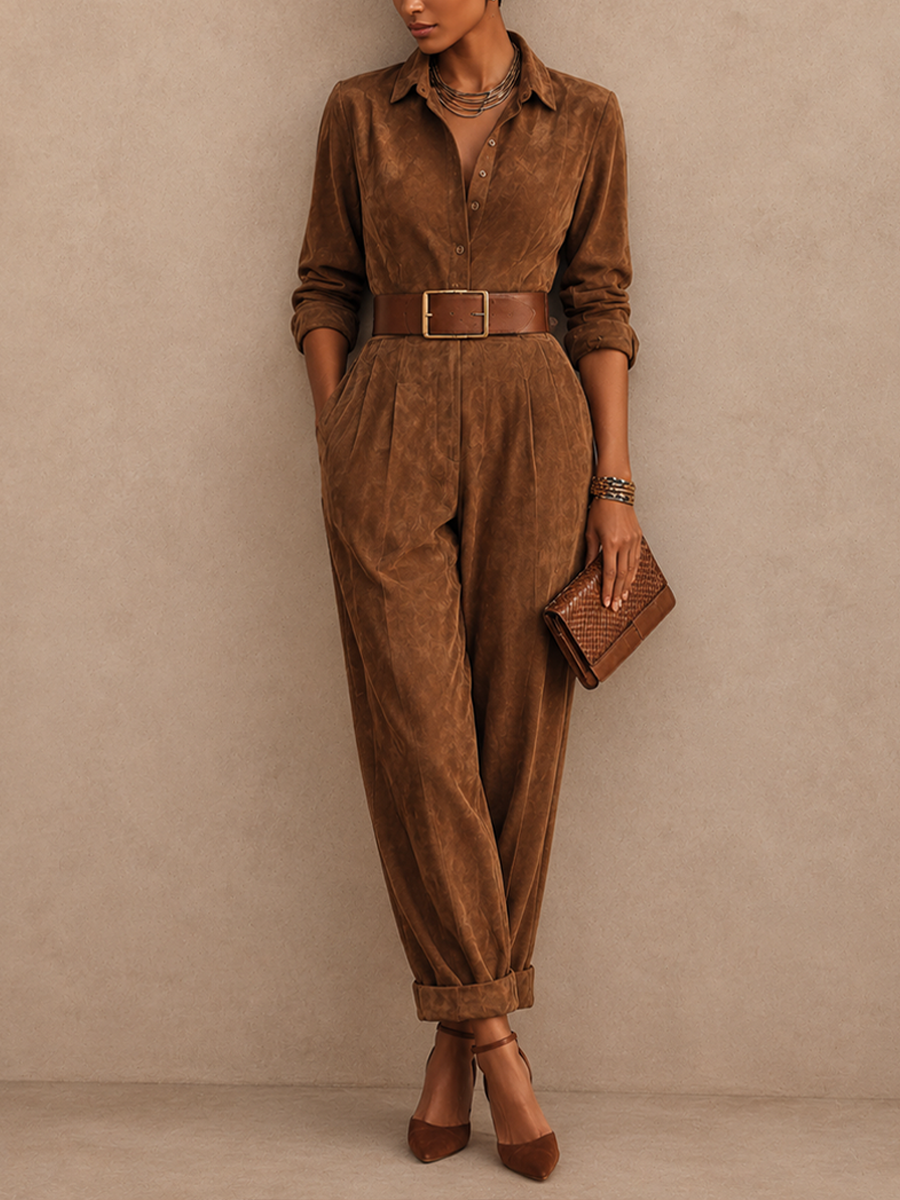 Liva | Brun jumpsuit