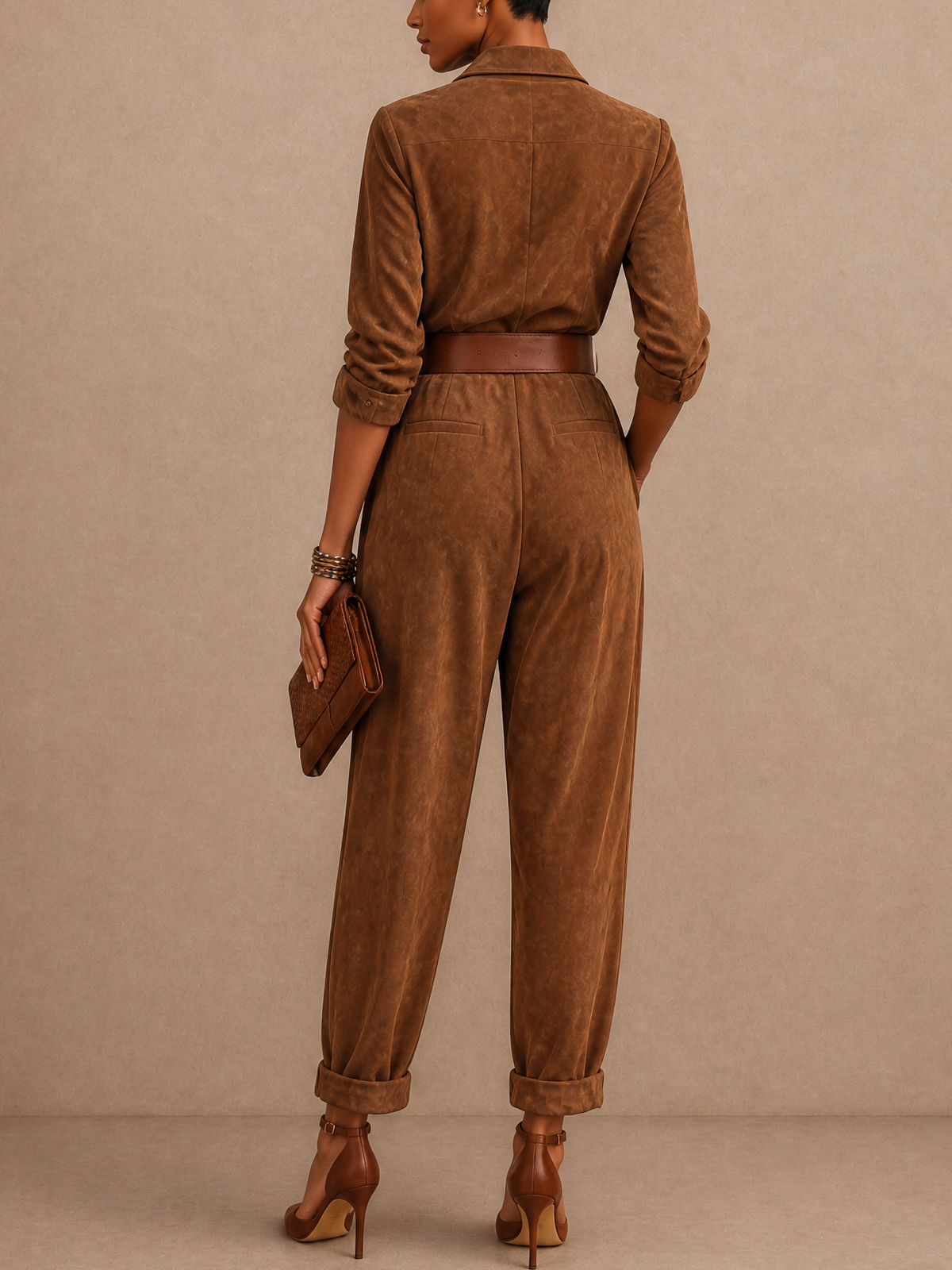 Liva | Brun jumpsuit