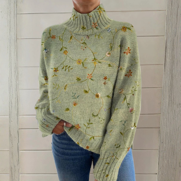 Asta | Blød striktrøje med elegant udtryk