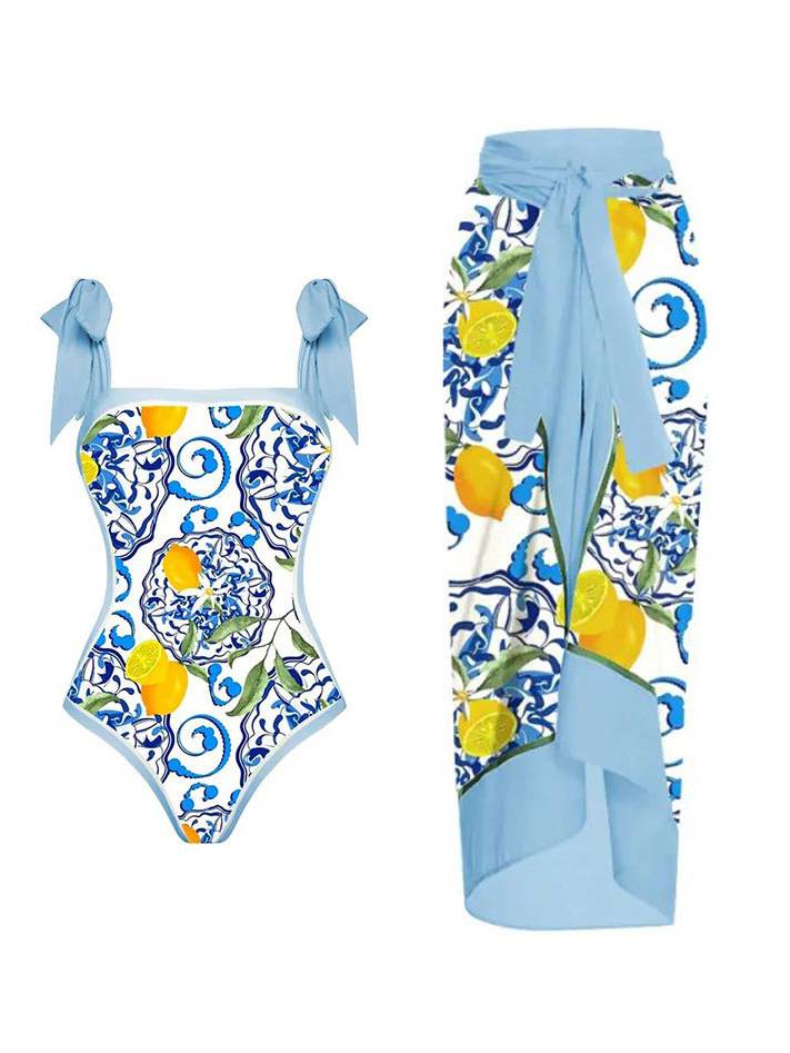 Liva | Badelook med nederdel med chiffon