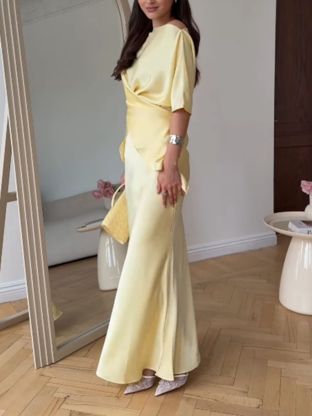 Astrid | Sæt med top og nederdel med off-shoulder