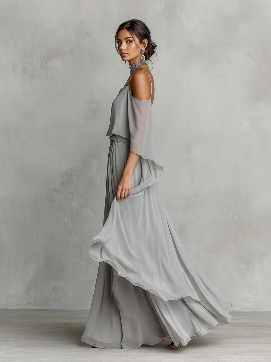 Agnes | chiffon top- og buksesæt
