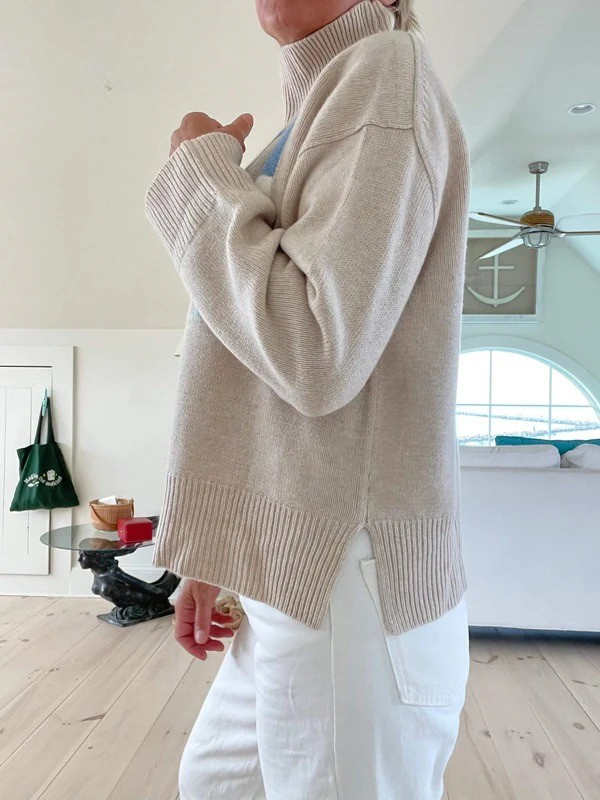 Viola | Varm rollkravebluse med ski-inspireret look