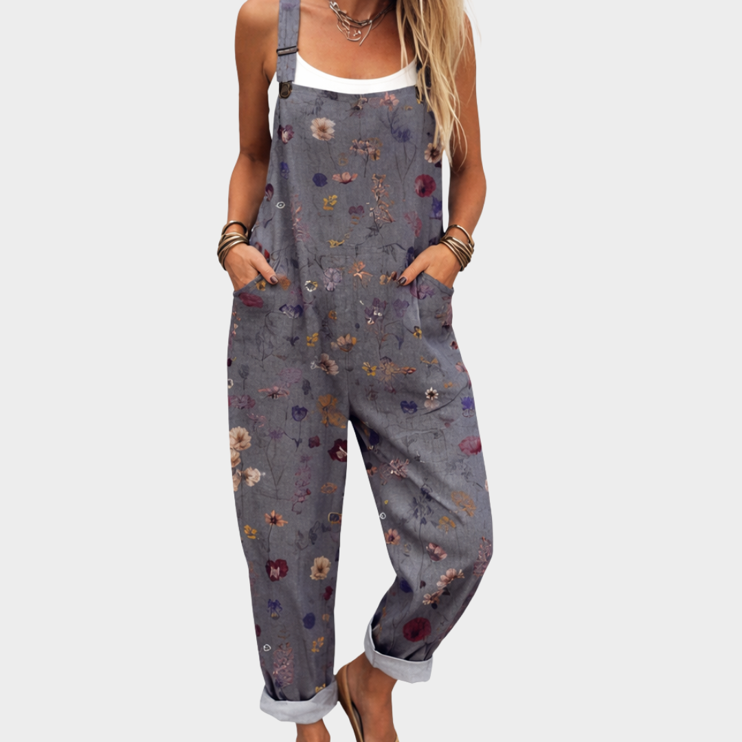 Behagelige dungarees med print