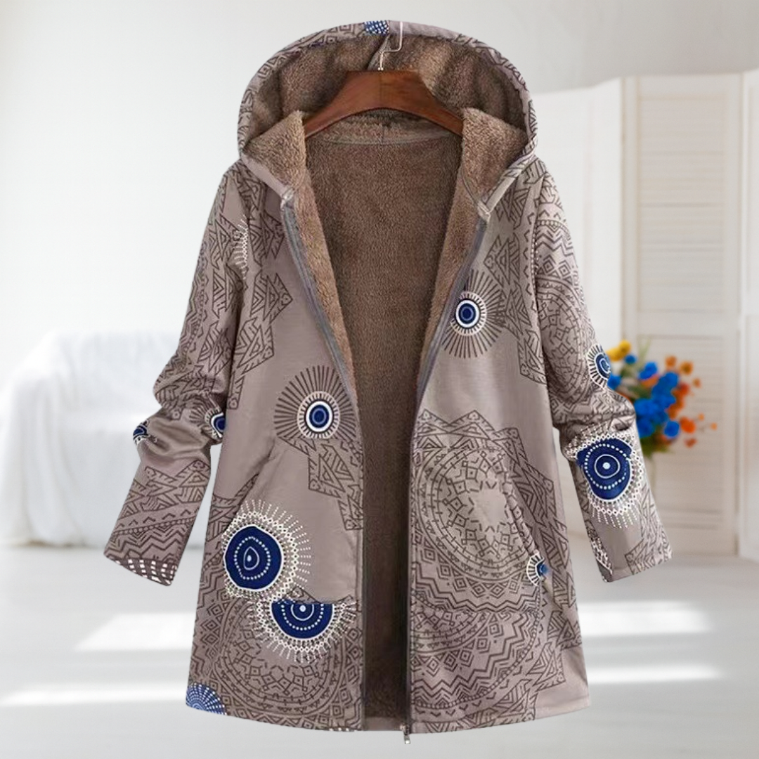 Mila | Elegant overgangsfrakke i taupe
