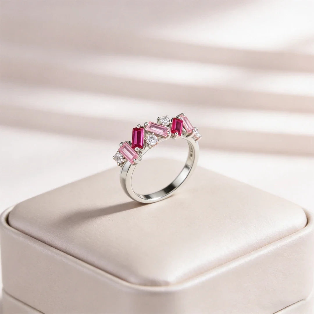 For Self | Jeg er nok – Pink diamant-ring (1+1 GRATIS)