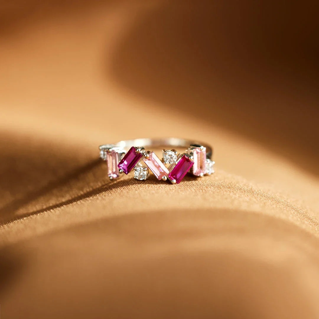 For Self | Jeg er nok – Pink diamant-ring (1+1 GRATIS)