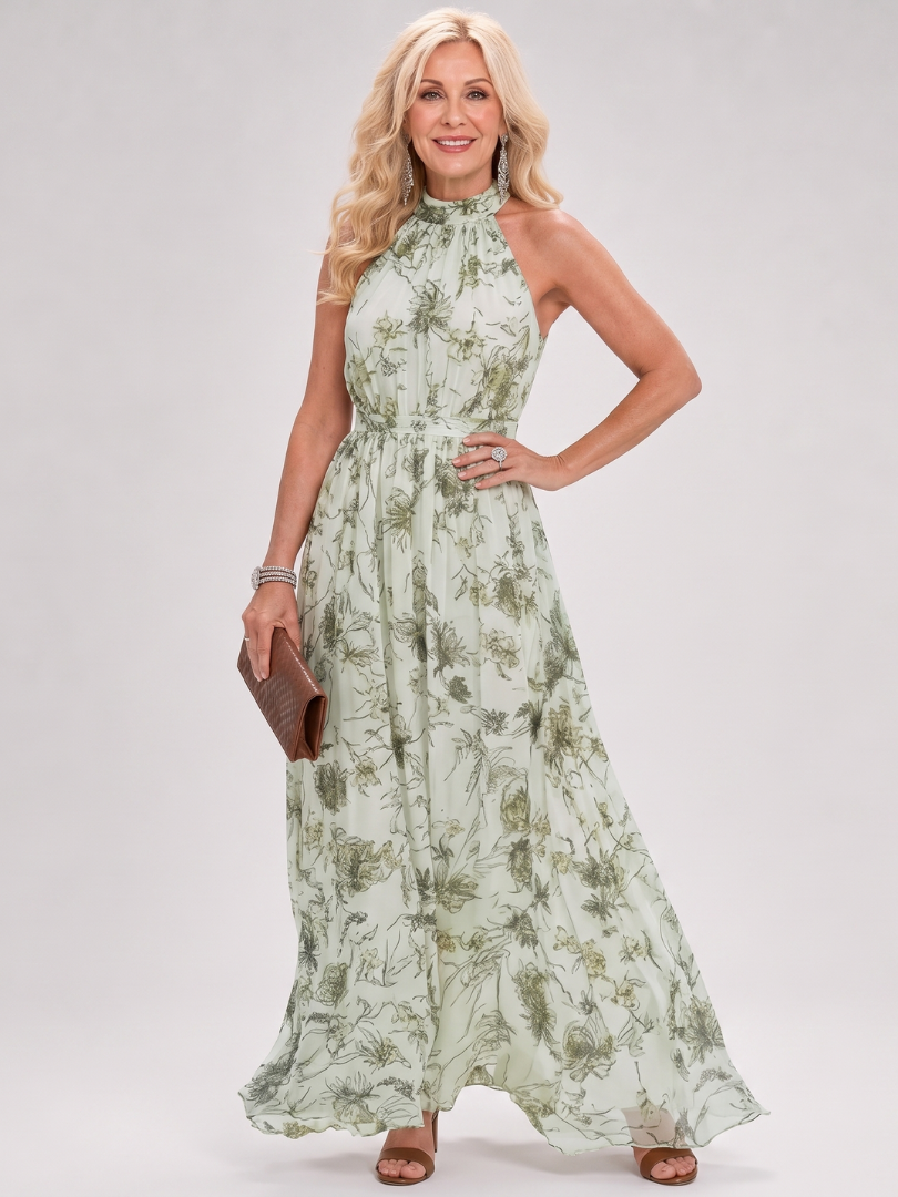 Guinevere | Midikjole med blomsterprint