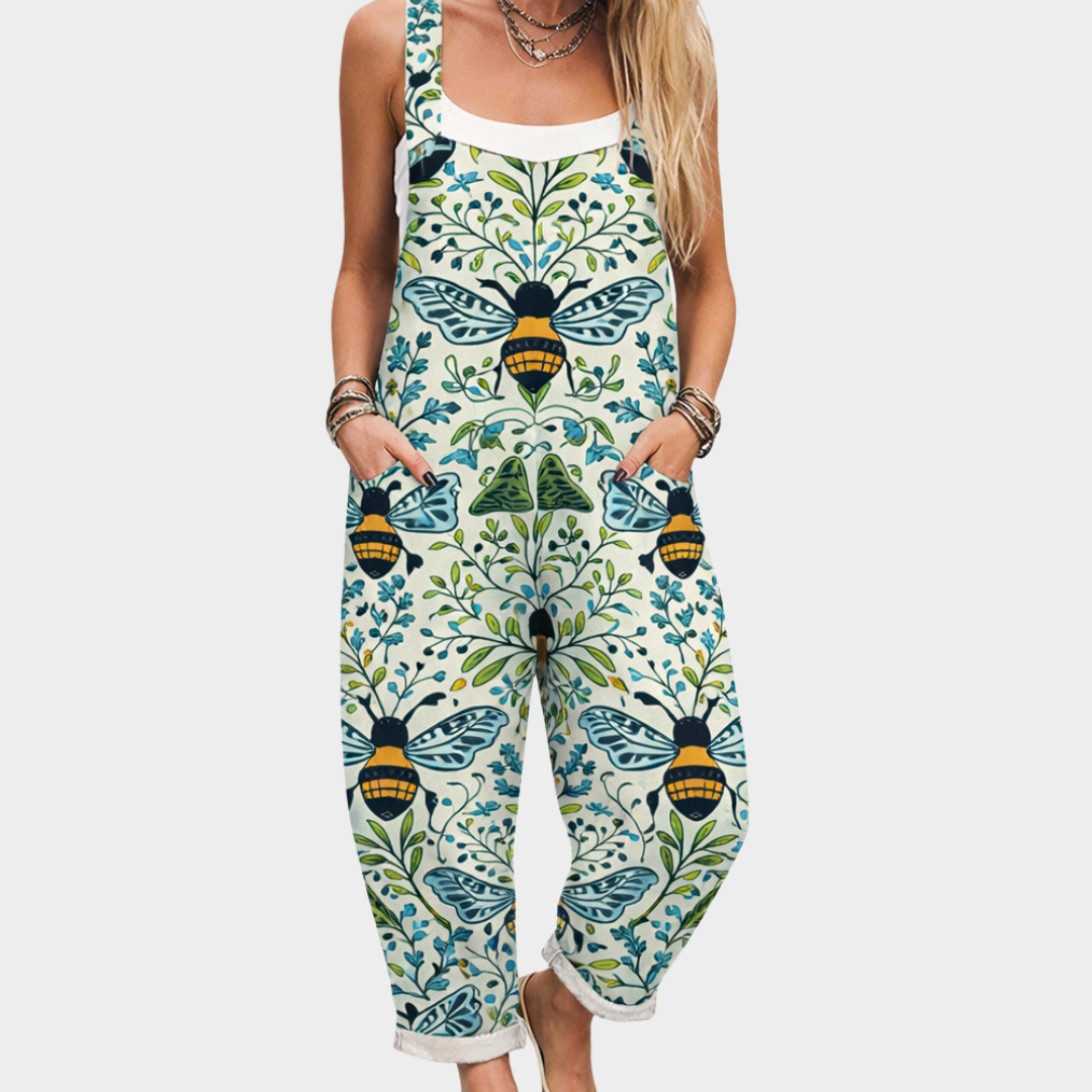 Behagelige dungarees med print