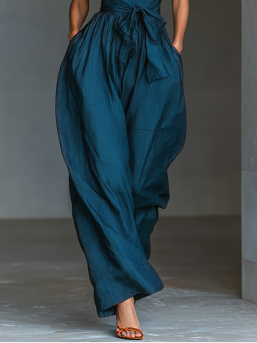 Nora | Jumpsuit med brede ben og sidelommer