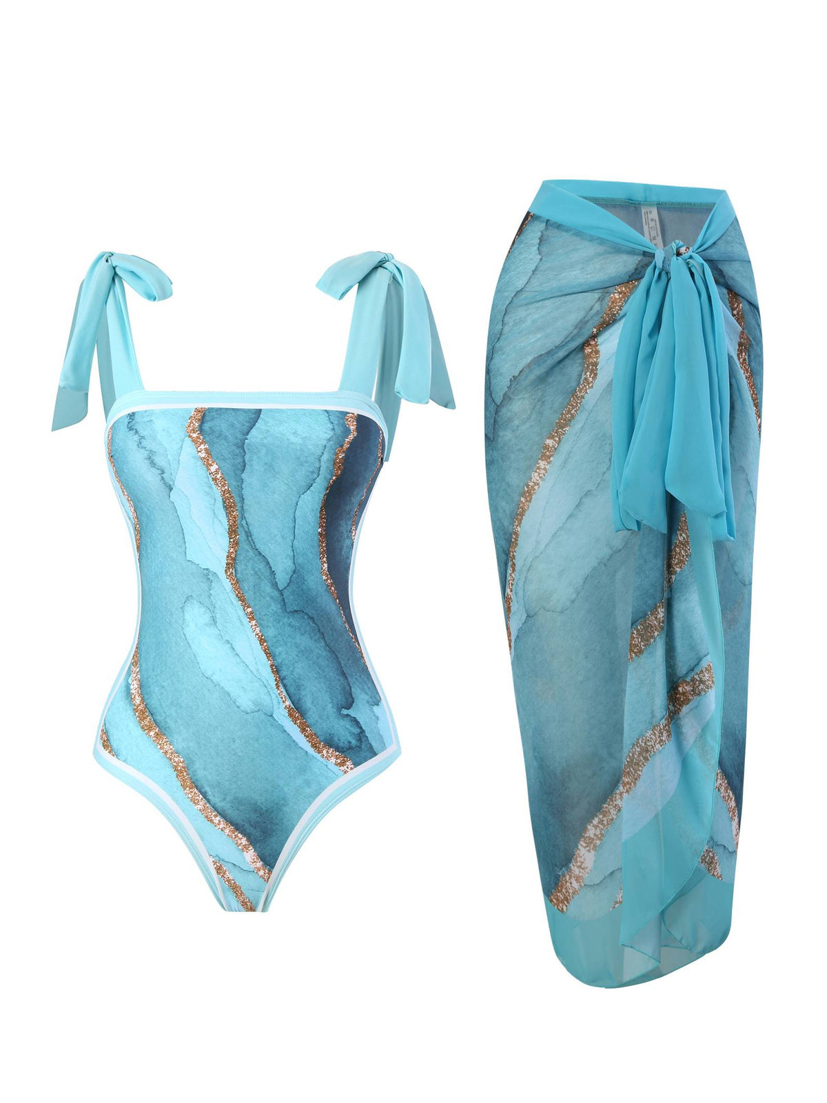 Liva | Badelook med nederdel med chiffon