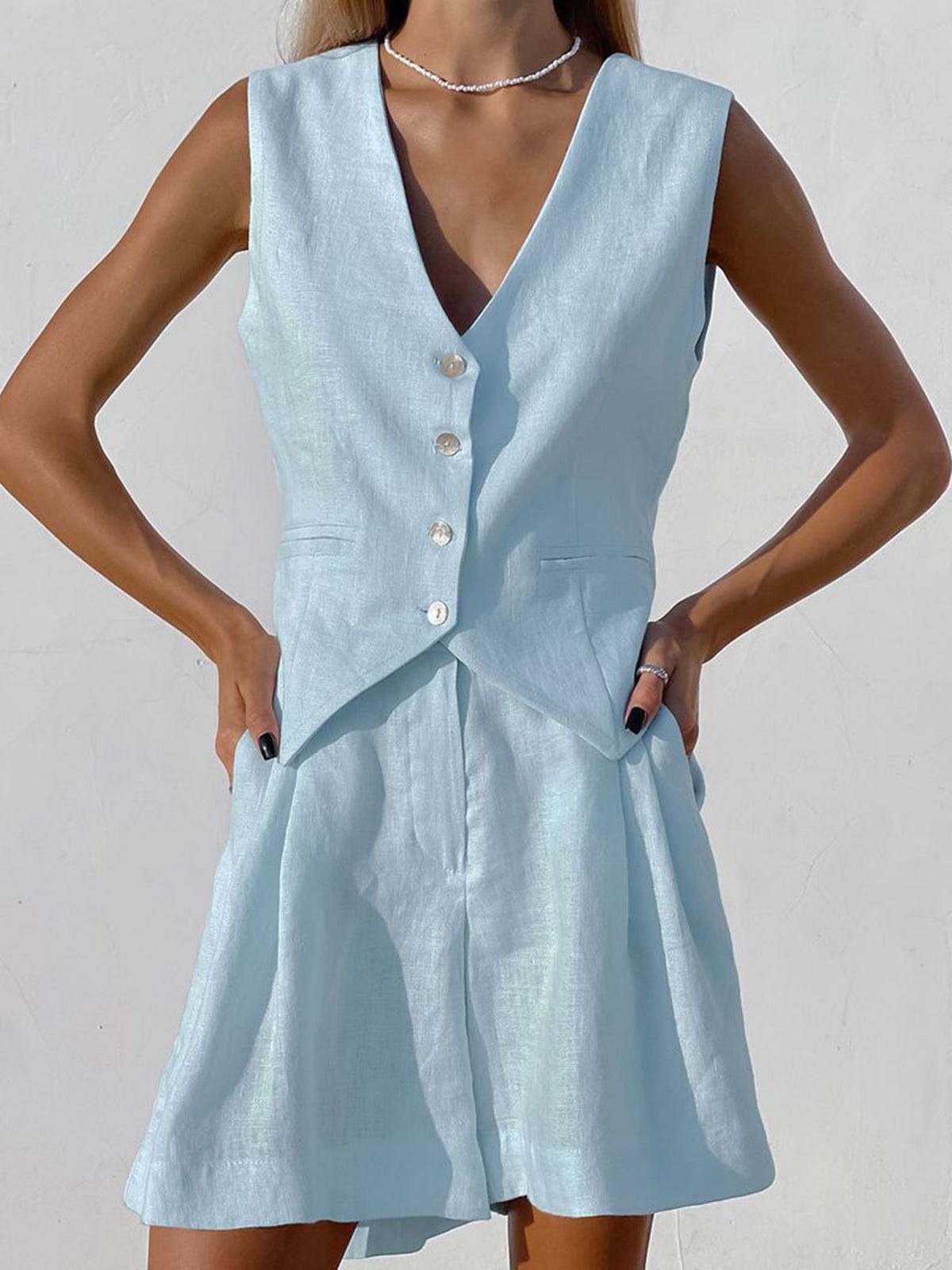 Rosa | Sæt med top og bukser – Look 2