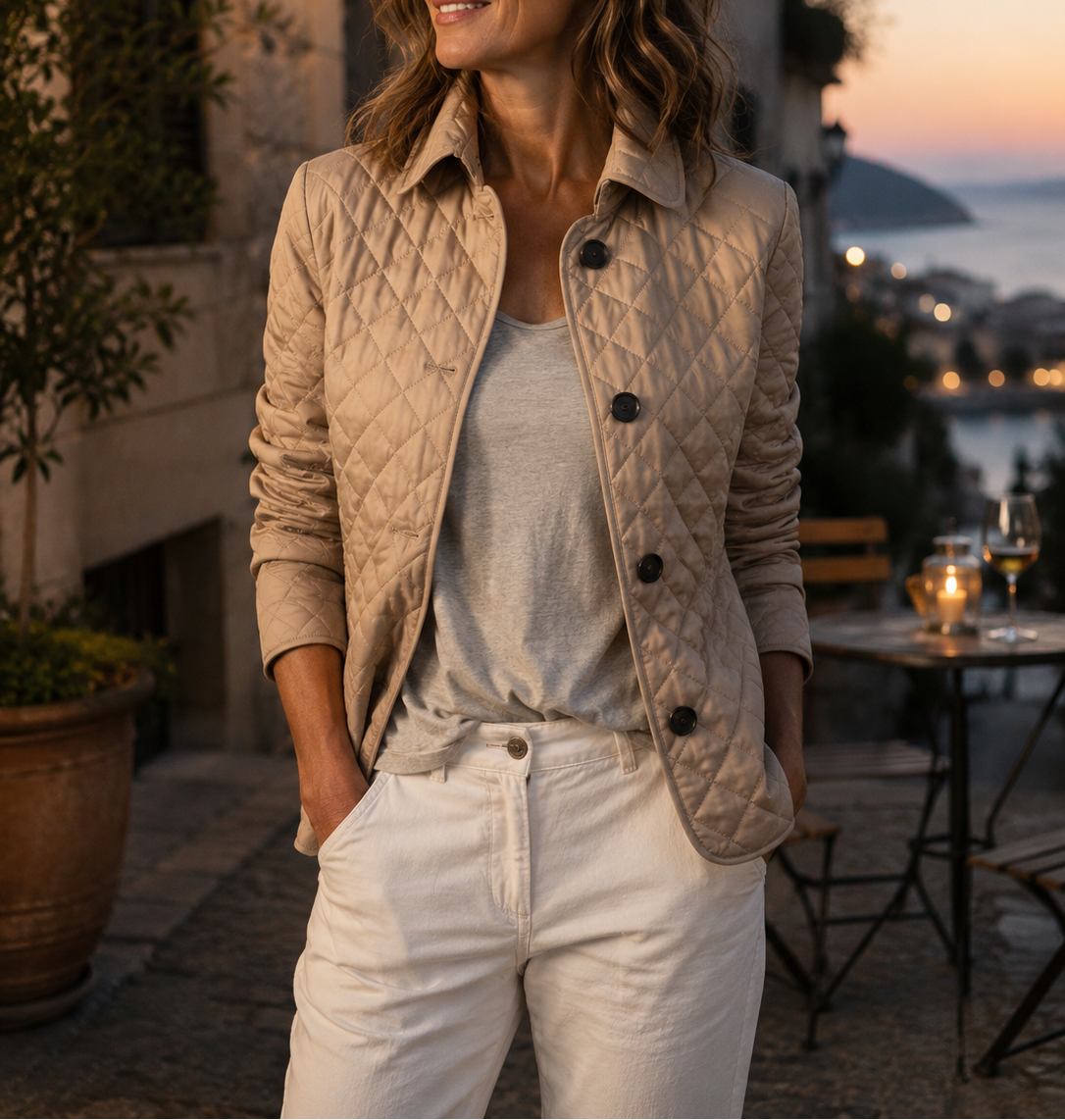 Loredana | Let quiltet jakke