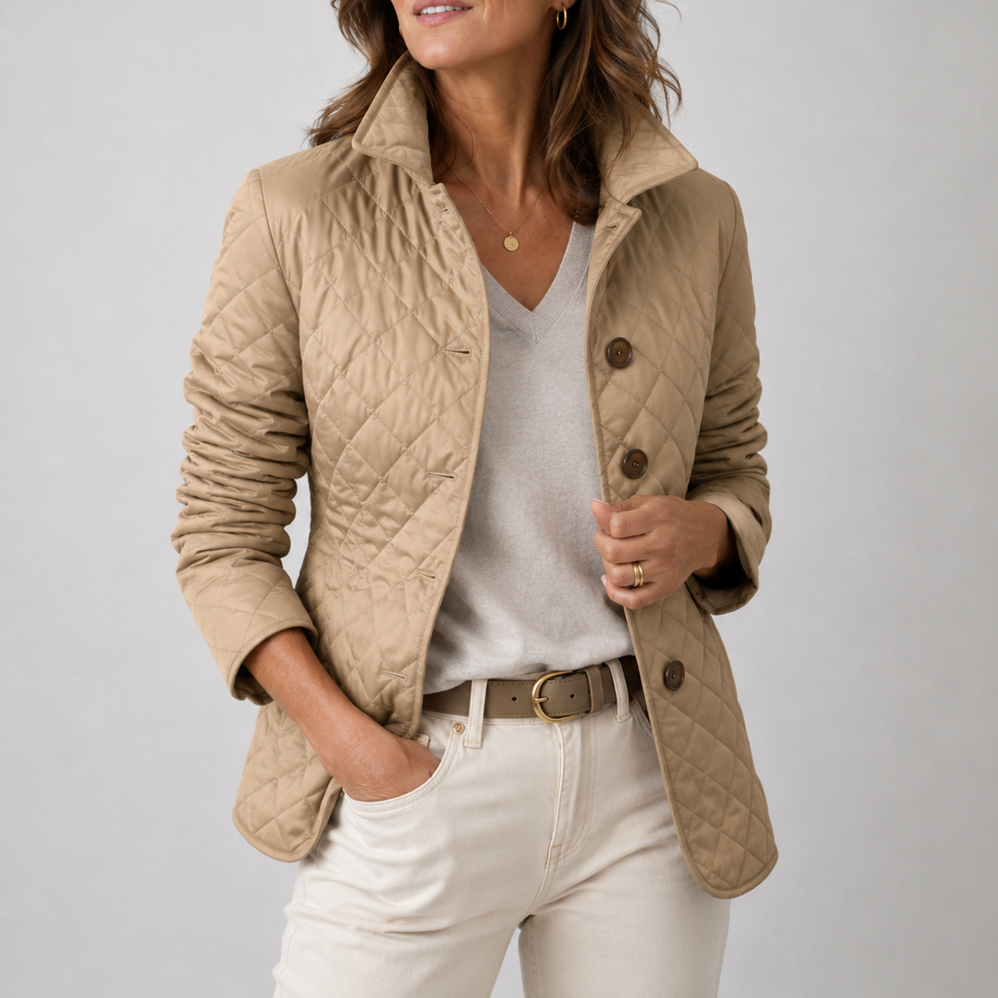 Loredana | Let quiltet jakke