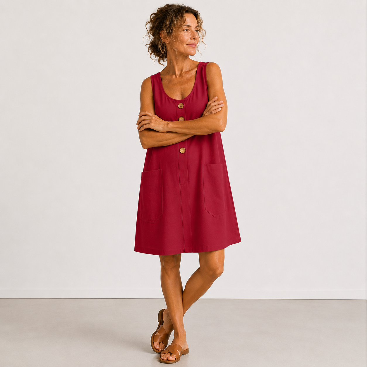 Maud – Elegant kjole med U-hals