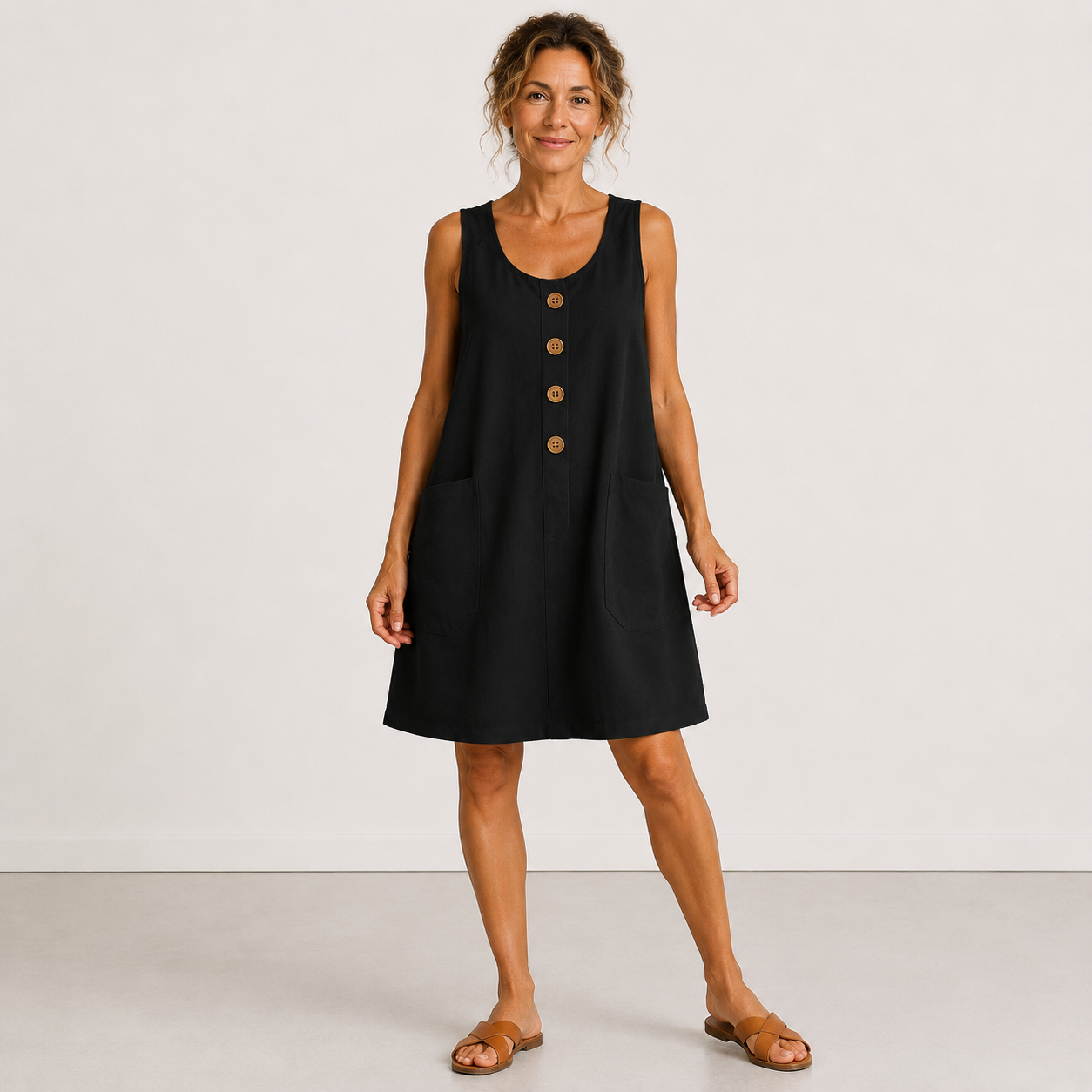 Maud – Elegant kjole med U-hals
