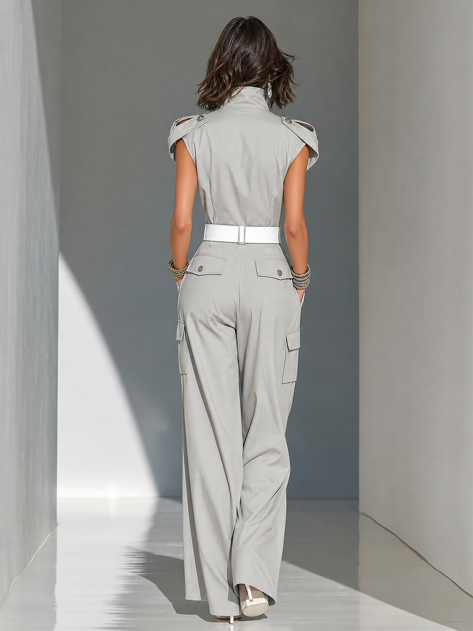 Annika | Utility jumpsuit med lommer og moderne snit