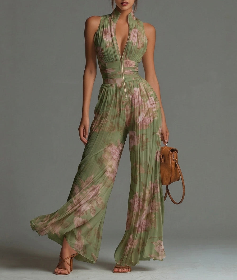 Élan – Skulpturelt plisseret jumpsuit