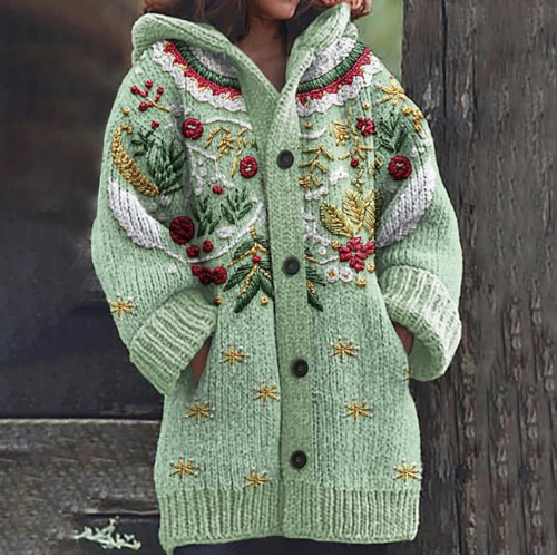 Ashley | Blød varm cardigan med ribkanter
