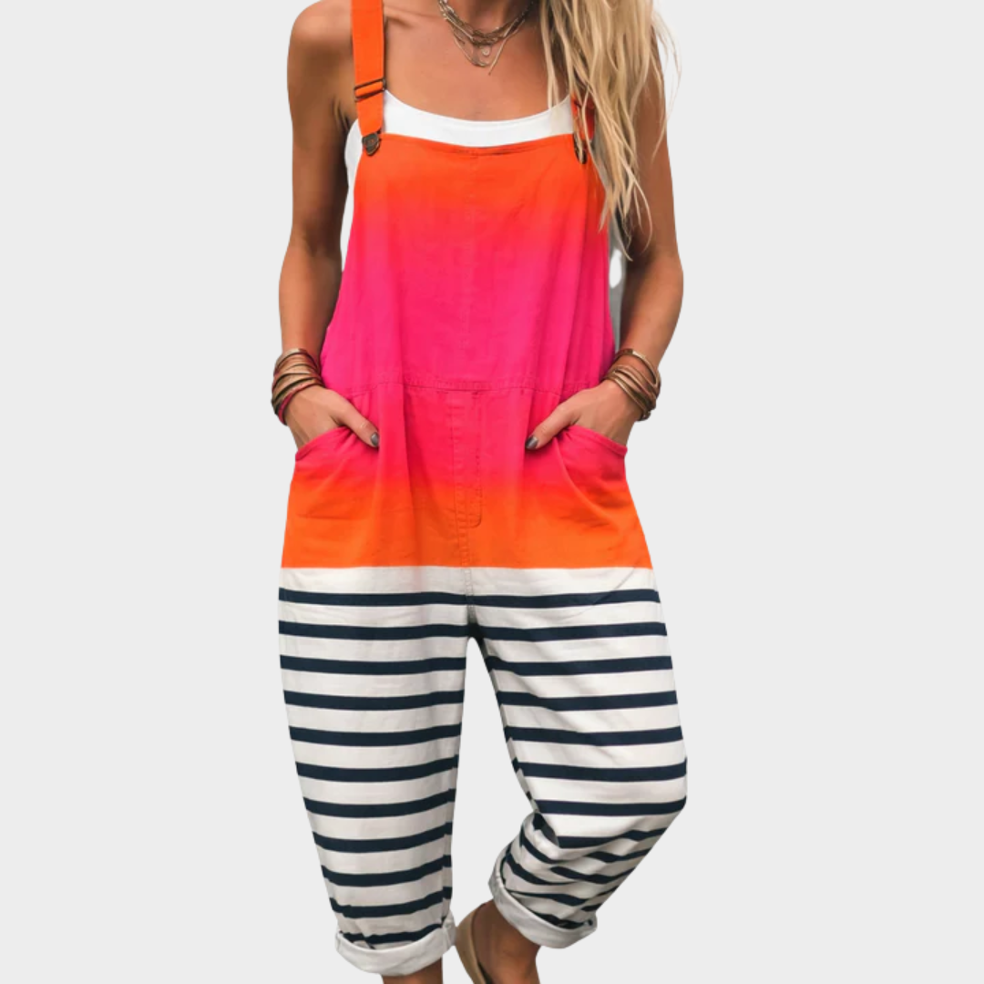 Behagelige dungarees med print
