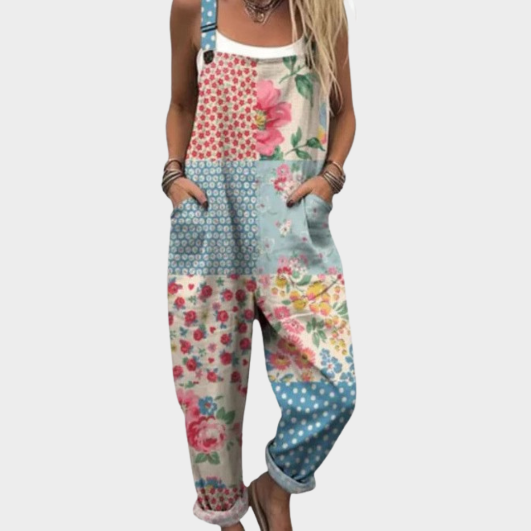 Behagelige dungarees med print