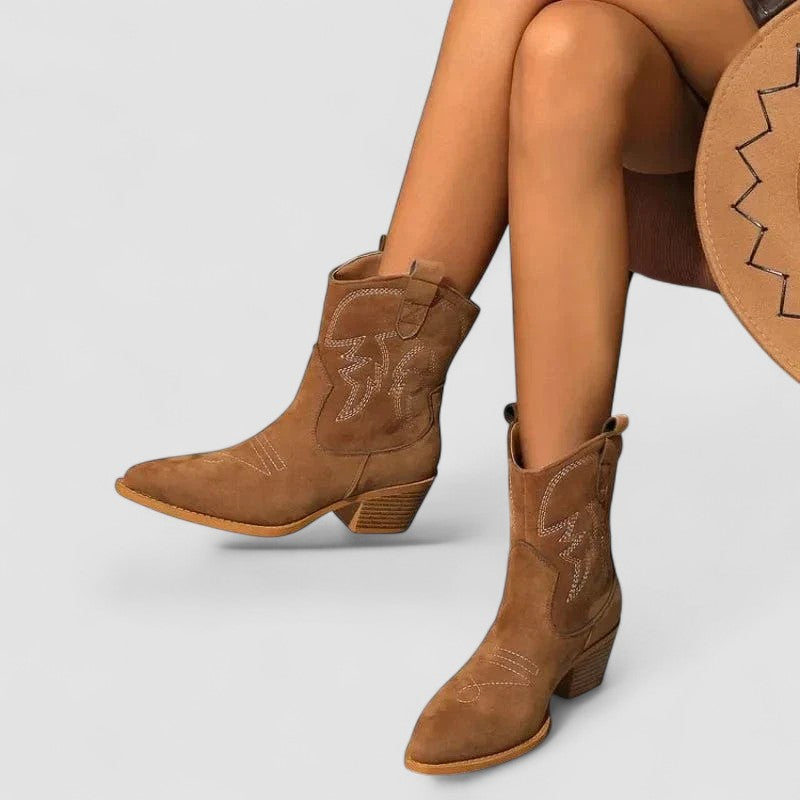 Darcy | Broderede western-støvletter