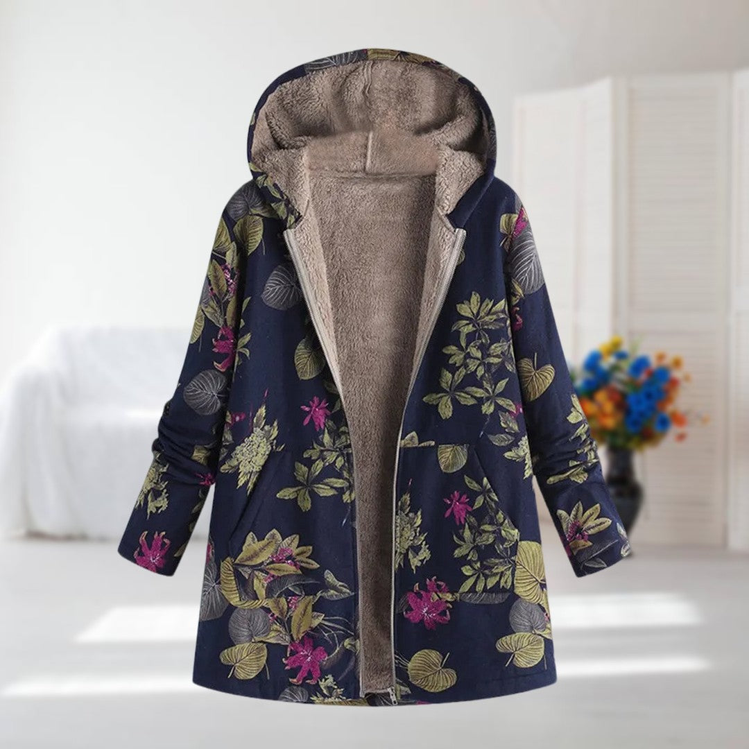 Nora | Elegant overgangsjakke i marineblå