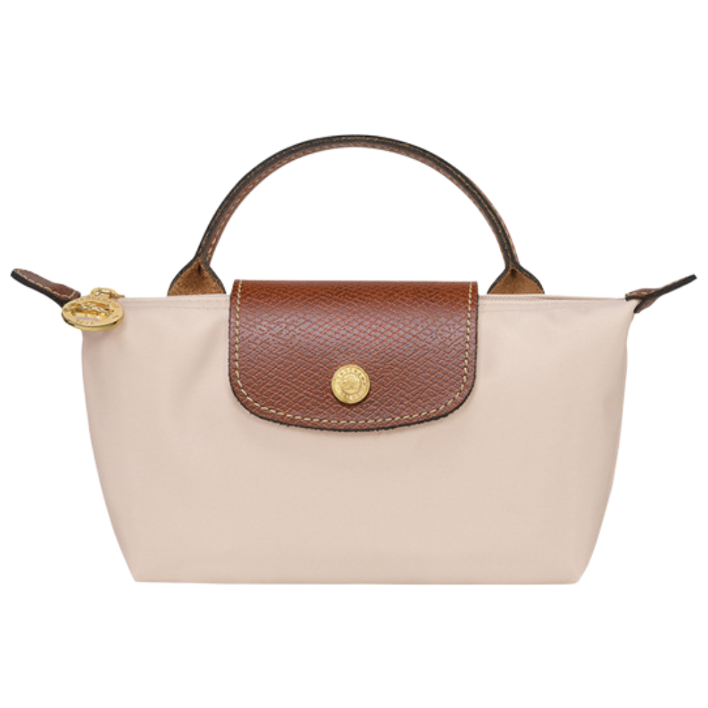 Amalie | Mini håndtaske i papirhvid med rem