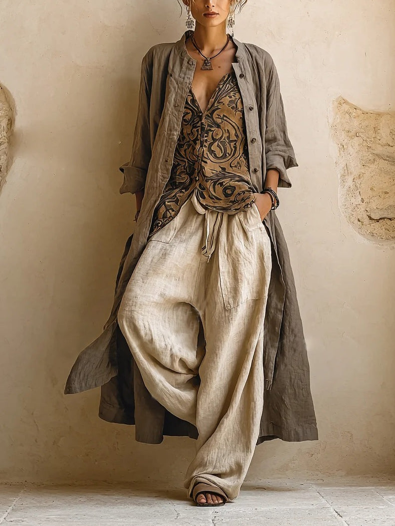 Giulia | Et flagrende, flerlags outfit i boheme-stil