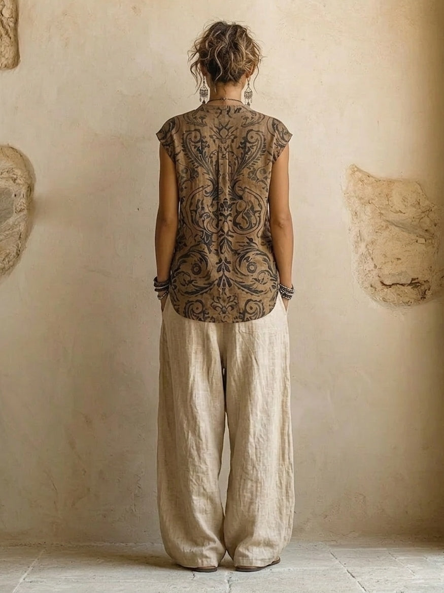 Giulia | Et flagrende, flerlags outfit i boheme-stil