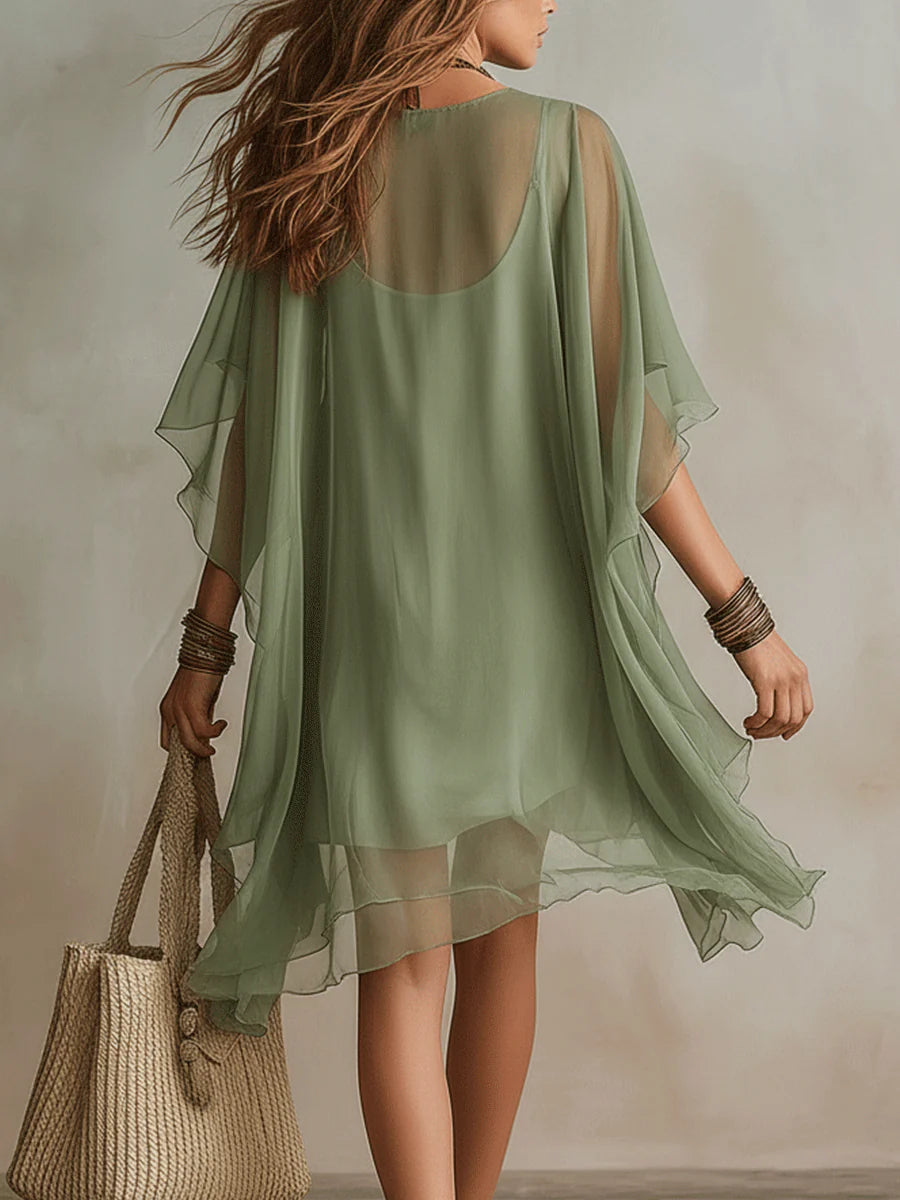 Selma | Elegant lagdelt minikjole