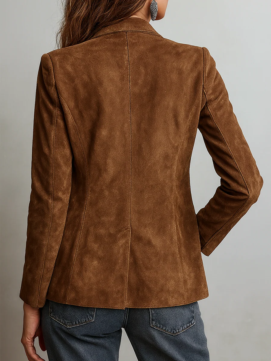 Freja | Brun vintage-blazer