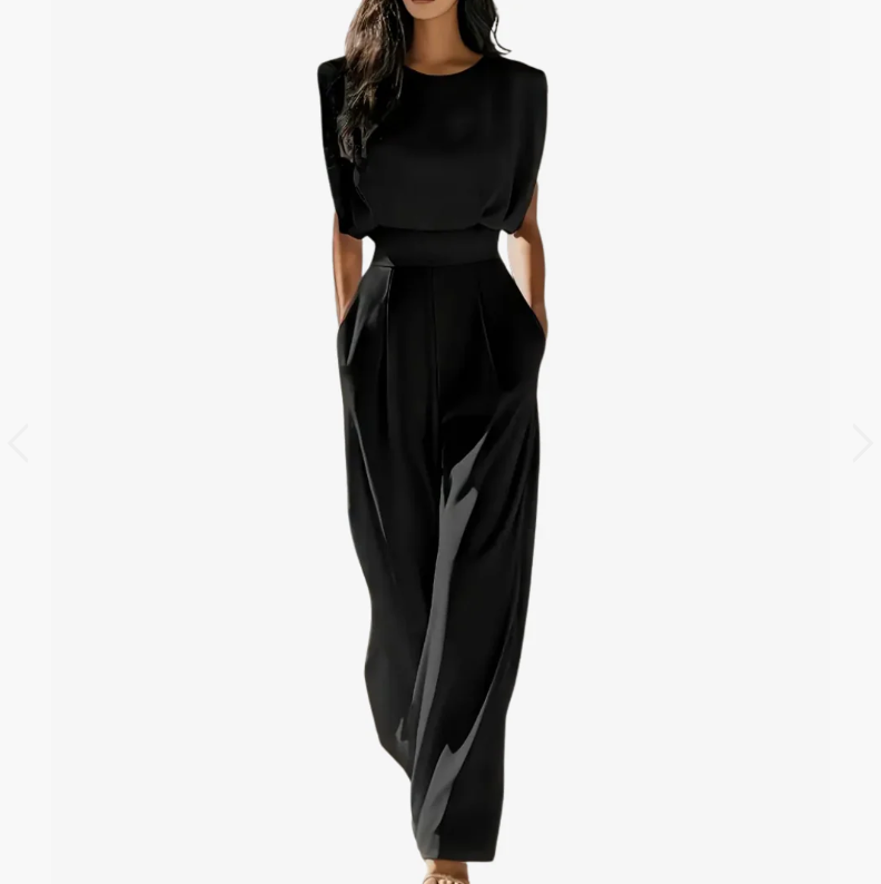 Ariadna | Jumpsuit med bælte og krave