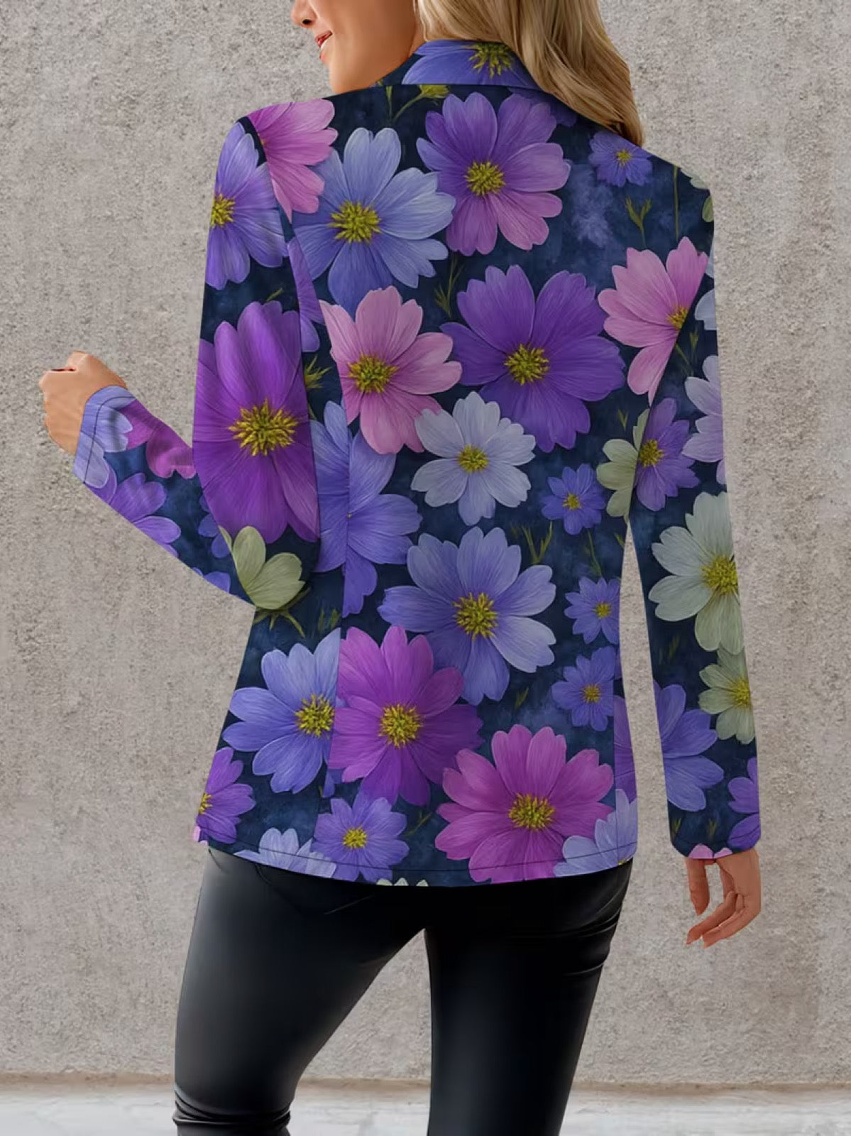 Saga | Blazer med blomsterprint