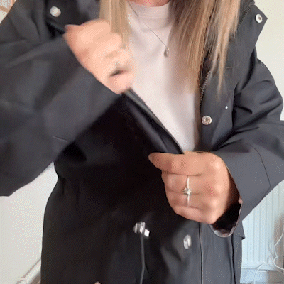 Carlotta | Vandtæt 3-i-1 regnjakke med aftagelig hætte