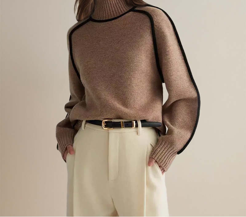 Alea | Oversized chunky rollkrave-striktrøje