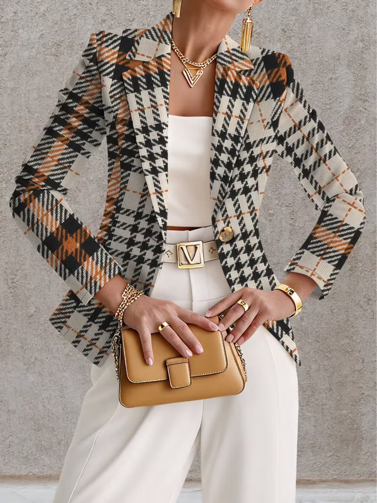 Ida | Taillieret blazer med hanetern