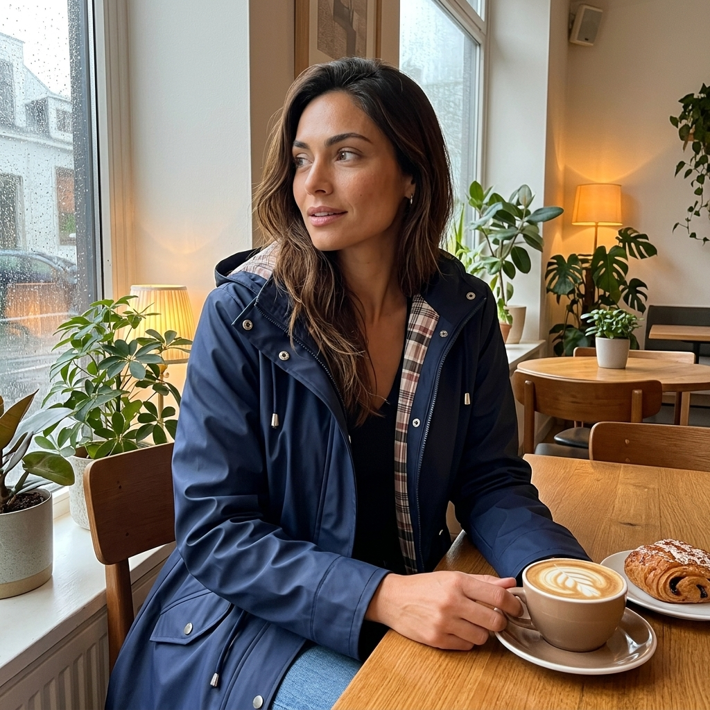 Carlotta | Vandtæt 3-i-1 regnjakke med aftagelig hætte