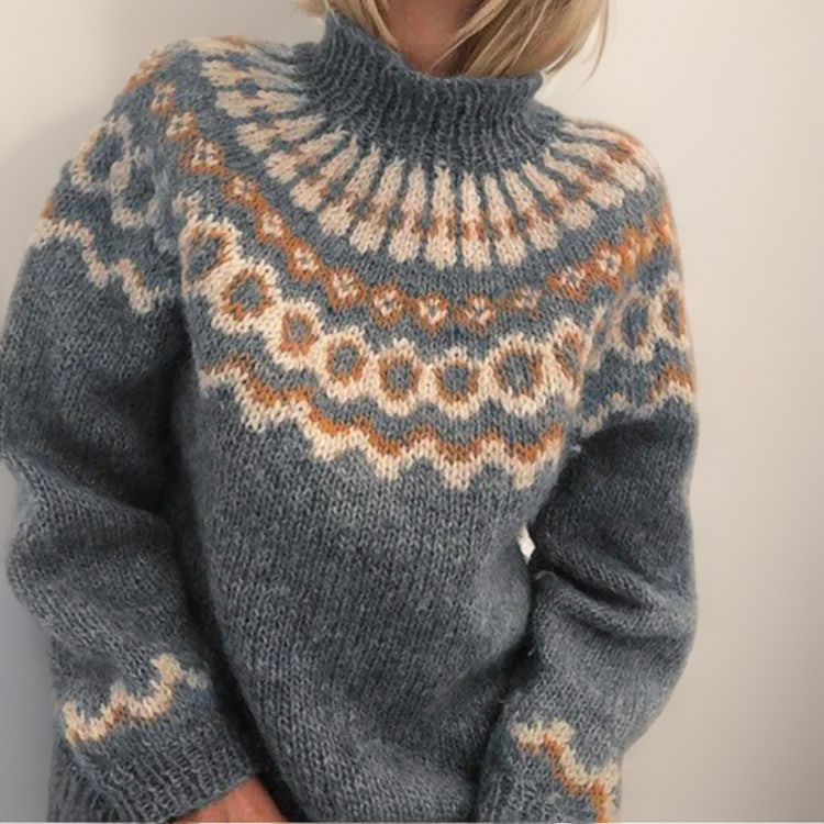 Ingrid | Varm rollkravebluse