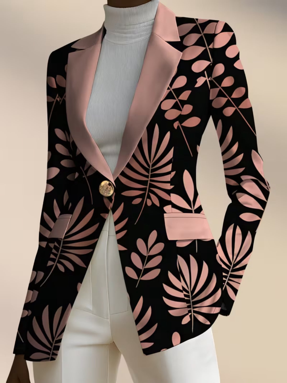 Signe | Blazer med botanisk print