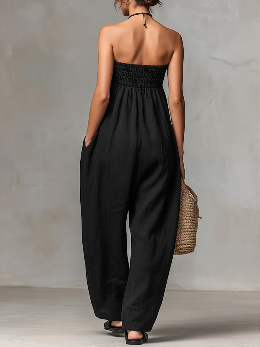 Nova | Stropløs jumpsuit med flydende pasform