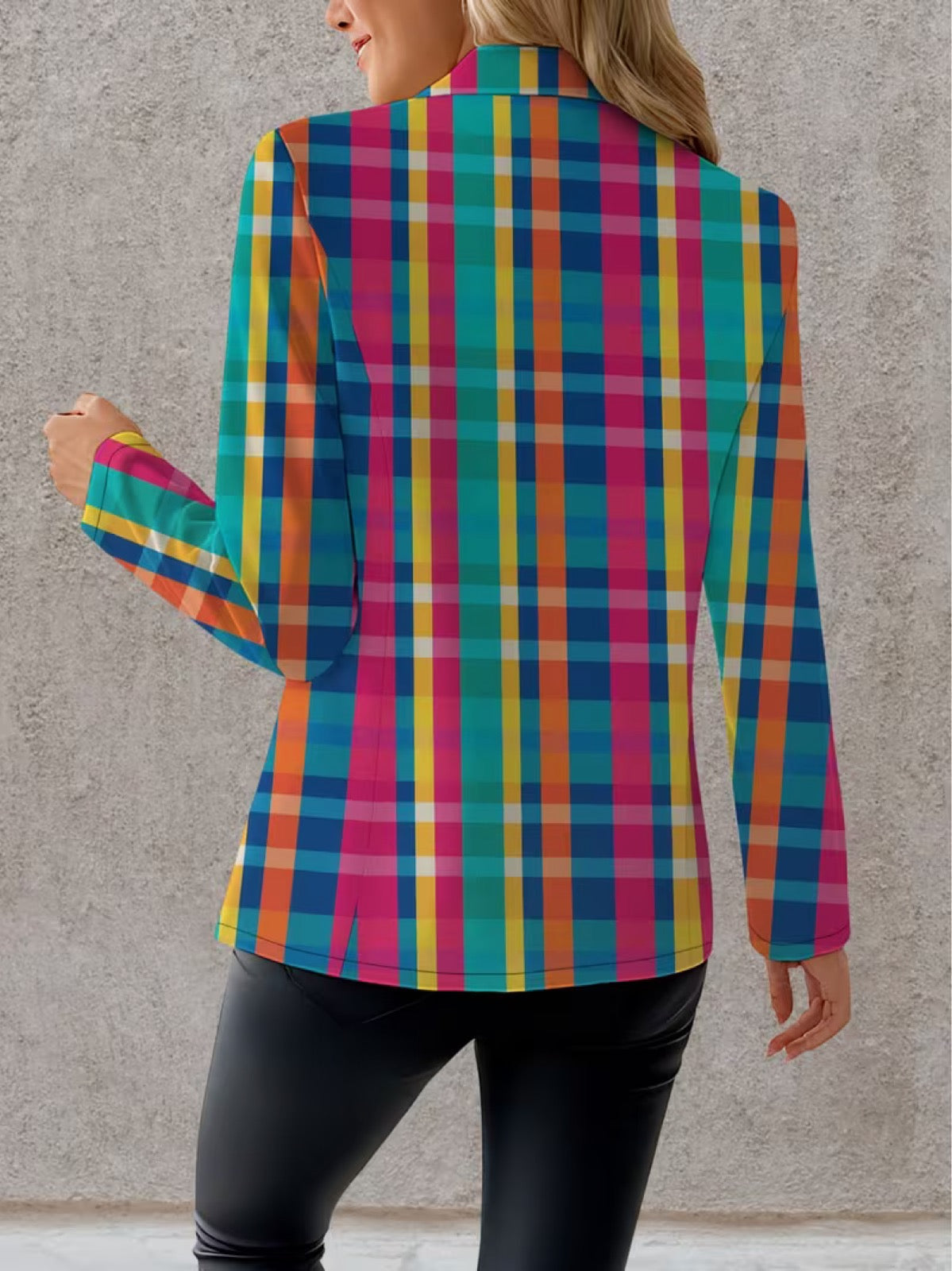 Klara | Taillieret ternet blazer