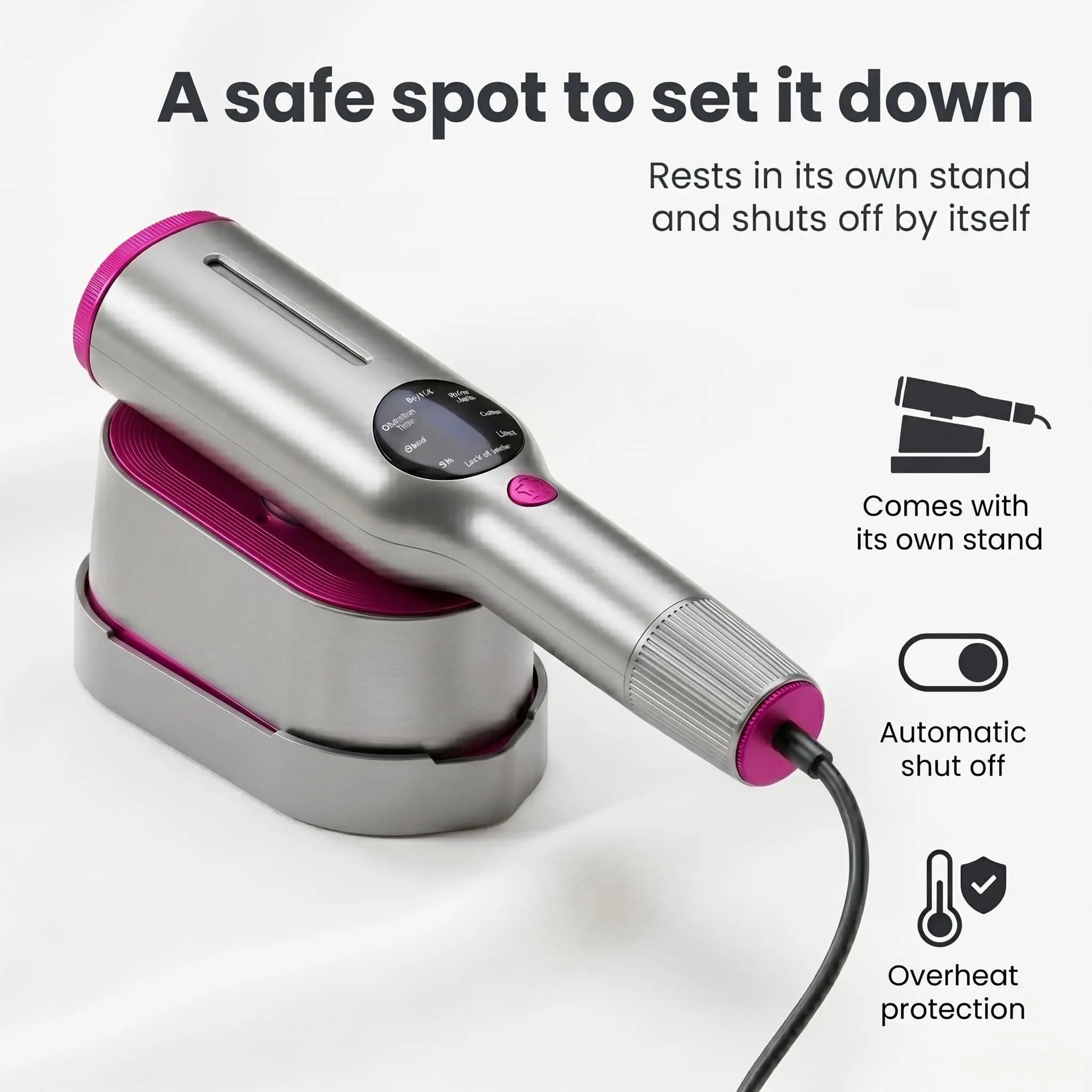 RosyIron™ SteamerPro 2-in-1 Steamer & Iron