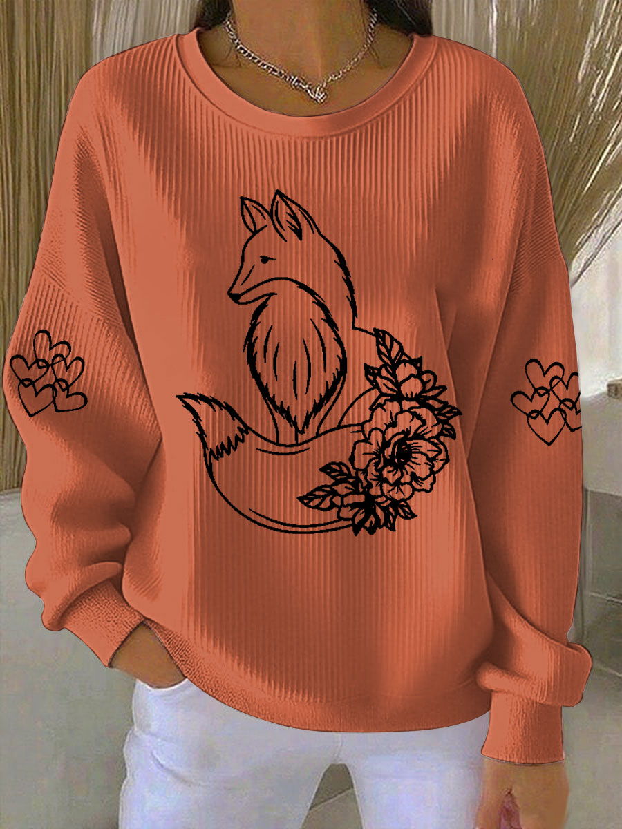 Laura | Sweatshirt med dyreprint