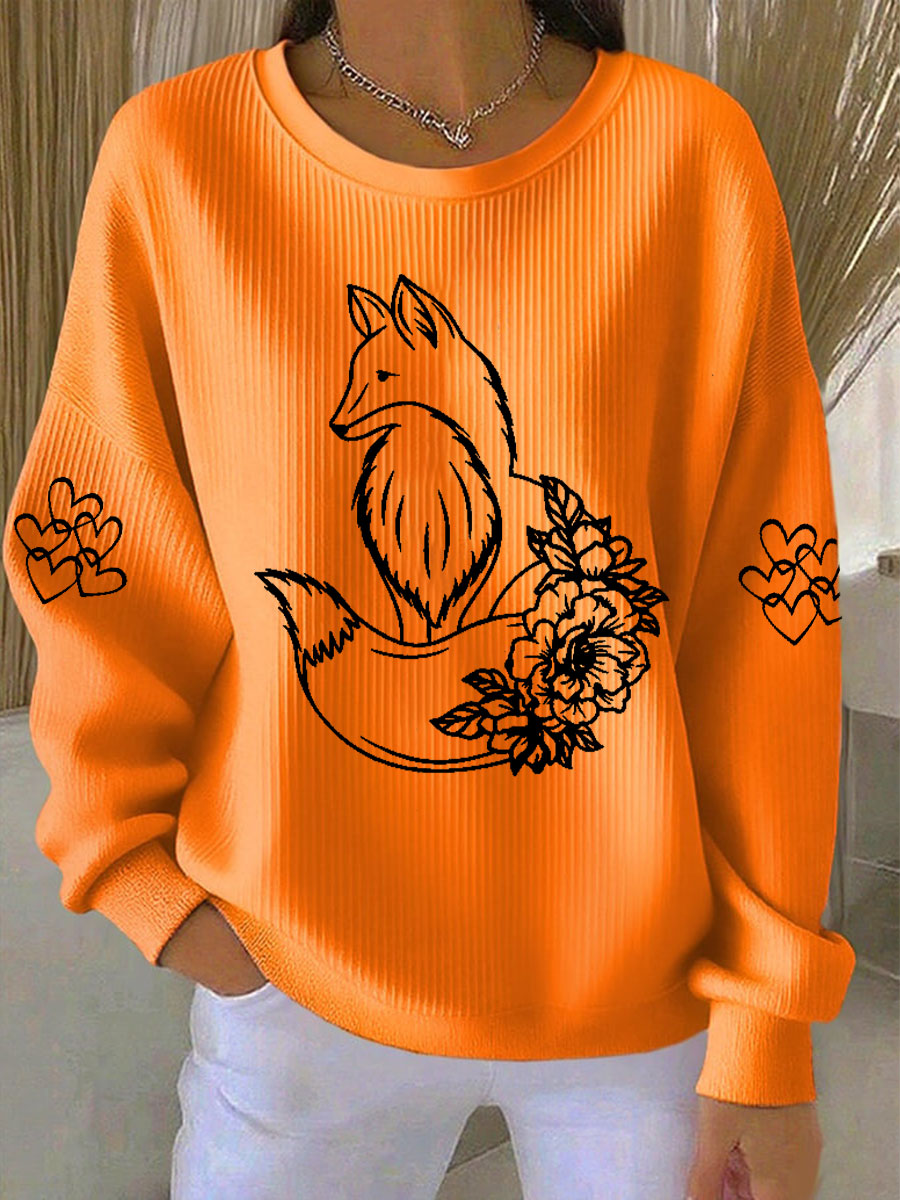 Laura | Sweatshirt med dyreprint