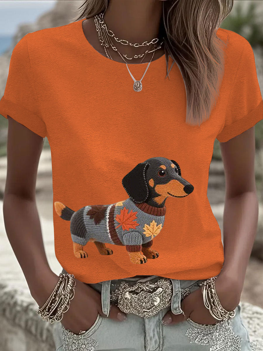 Frida Sofie | Sweatshirt med hundemotiv og kunstprint