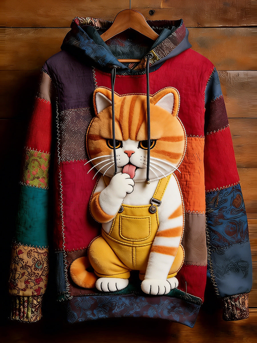 Alma Sofie | Sweatshirt med dyreprint og kunstprint