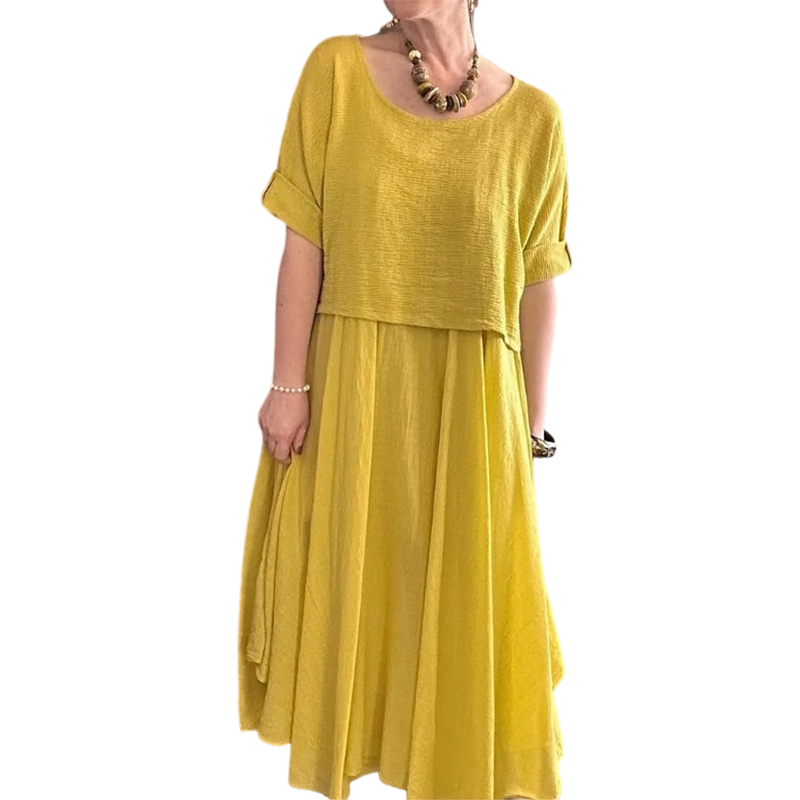 Fiora™ Bellina Luftigt Sommersæt med Nederdel