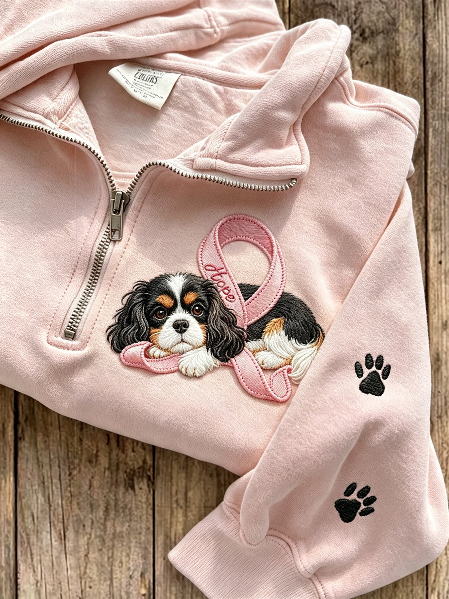 Tilde | Sweatshirt med hund og poteprint